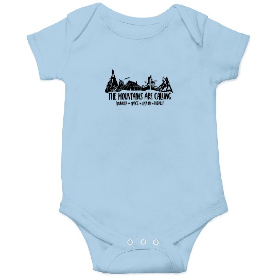 The Mountains are Calling - Disney Mountain Onesies - Disney Family Onesies