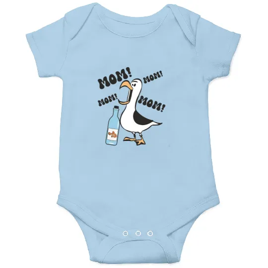 Nemo Seagull Mom Onesies, Disney Finding Nemo Onesies, Funny Nemo Onesies, Disney Mom Onesies