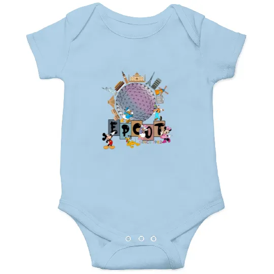 Disney Epcot Onesies, Epcot Matching Onesies, Epcot Family