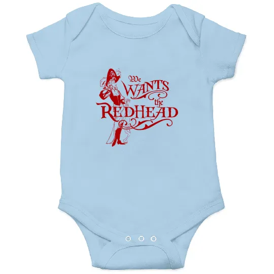 We Wants The Redhead Onesies, Onesies, Onesies, Disney Cruise Onesies, Disney Pirates Onesies, Disney Pirates of Caribbean Onesies, Mickey