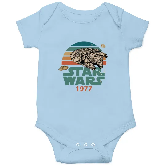 Star Wars 1977 Millennium Falcon Star Death Star  Onesies Disneyland Summer Trip 2023 Onesies