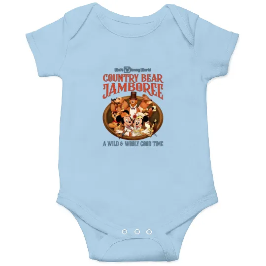 Disney Country Bear Jamboree Onesies, Mickey Country Bear Onesies