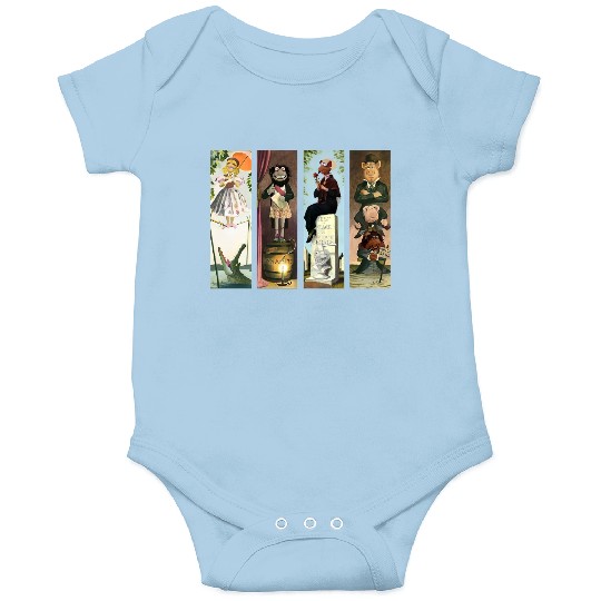 Disney The Muppets Haunted Mansion Halloween Retro Onesies, Three Hitchhiking Ghosts Onesies