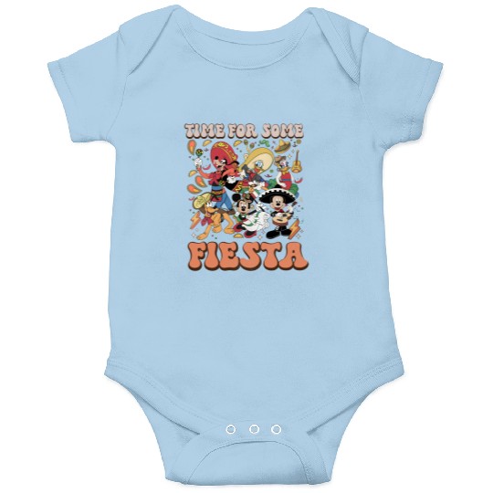 Retro Disneyland Cinco De Mayo Onesies