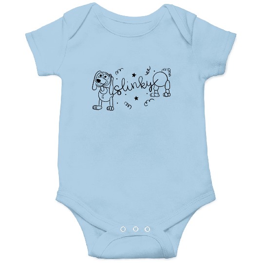 Cute Slinky Dog Disney Onesies, Disney Onesies, Mickey Ears Slinky Dog Onesies