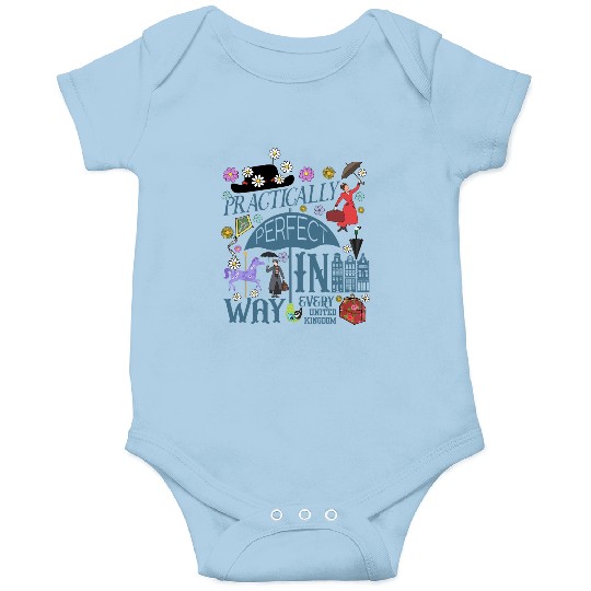 Disney Mary Poppins Onesies, Practically Perfect in Every Way Onesies