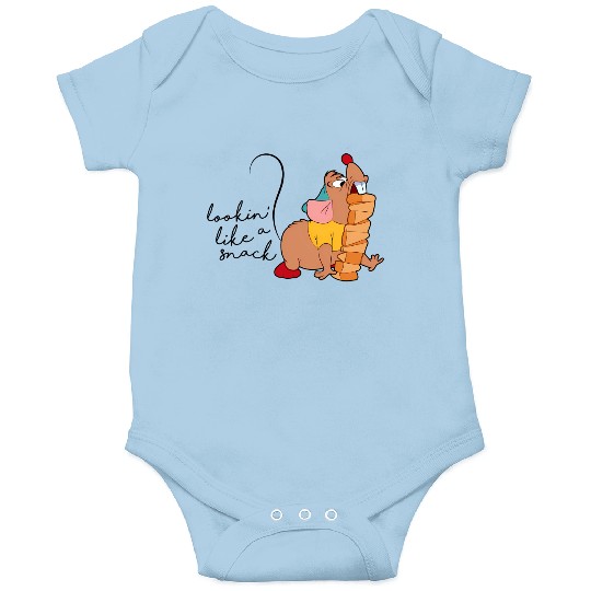 Lookin' Like A Snack Onesies, Gus Gus Onesies, Disney Cinde Onesies, Disney Snacks