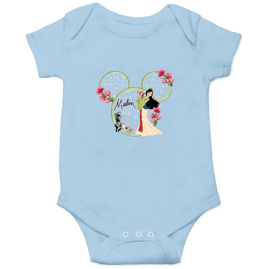 Mulan Princess Onesies, Disney Princess Onesies, Mulan And Mushu Onesies