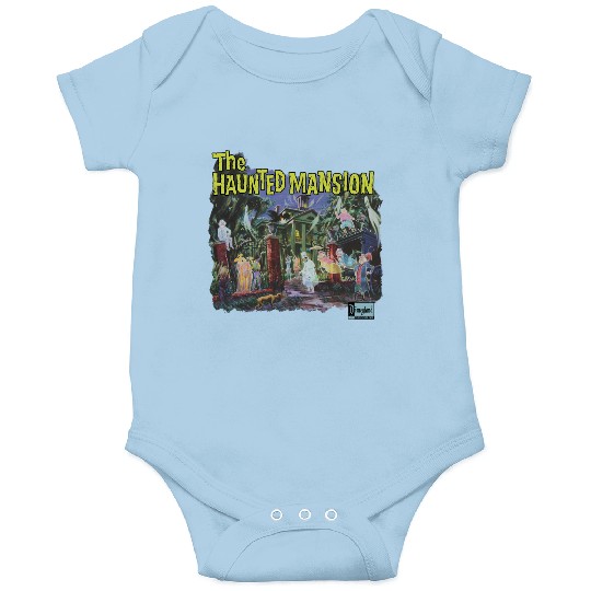 Vintage Haunted Mansion Onesies, Disneyland Haunted Mansion Onesies