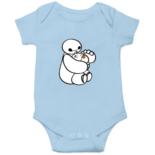 Lovely Baymax With Cat Onesies, Baymax With Cat Disney Onesies, Baymax Onesies, Big Hero 6 Onesies, Disney Gift