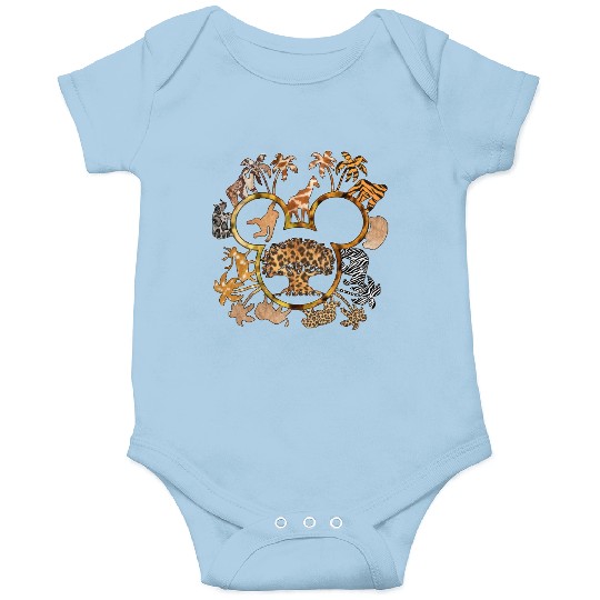 Mickey Animal Kingdom Family Onesies, Disney Leopard Onesies, Family Vacation 2023 Onesies