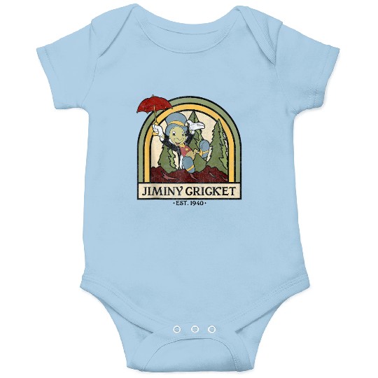 Disney Pinocchio Jiminy Cricket Established 1940 Onesies
