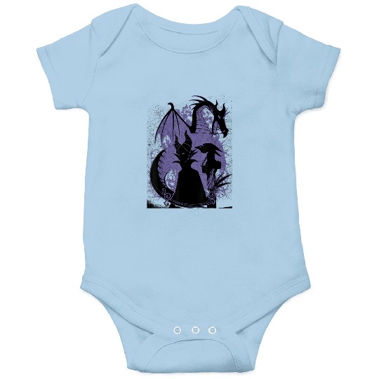 Disney Sleeping Beauty Maleficent Dragon Silhoue Onesies