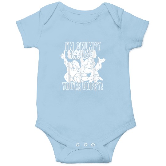 Discover Disney Snow White Grumpy Cause Youre Dopey Graph Onesies
