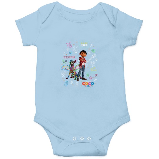 Discover Disney and Pixars Coco Miguel and Dante Seize Yo Onesies
