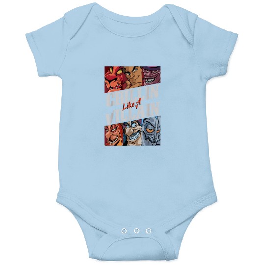 Disney Villains Chillin Like A Villain Group Por Onesies