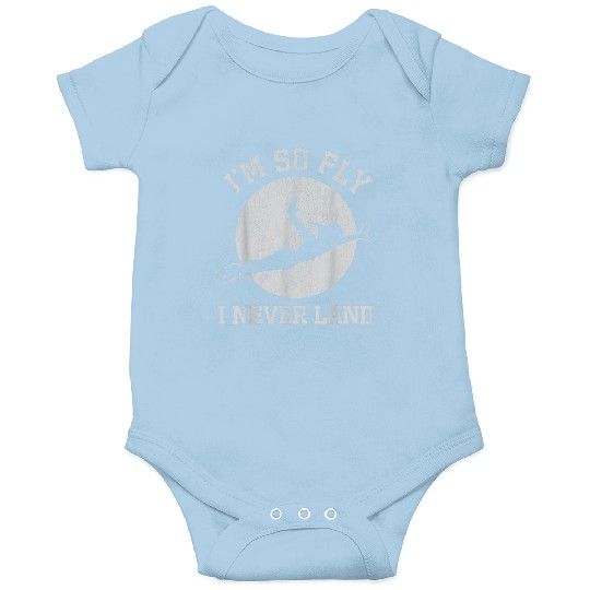 Discover Disney Peter Pan So Fly Moon Silhouette Graphic Onesies