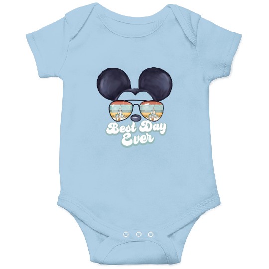 Best Day Ever Disney Vintage Onesies, Disneyworld Onesies Family Mickey Ears Onesies