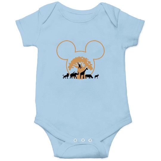 Disney Animal Kingdom Mickey Ears Onesies, Retro Mickey Safari Onesies, Mickey and Friends Onesies, Disney Family Trip 2023 Onesies