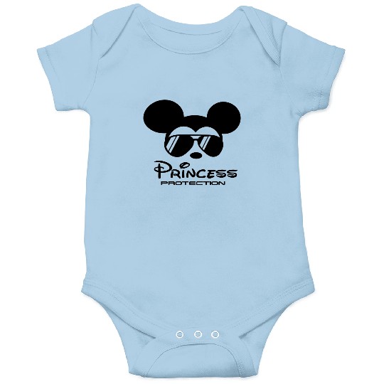 Princess Protection Onesies, Disney Princess Security Onesies, Disney Dad Onesies, Mickey Mouse Onesies