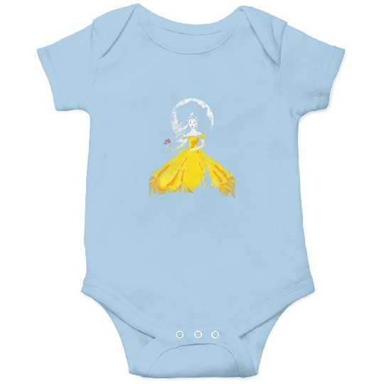 Disney Beauty The Beast Moon Gown Silhouettes Onesies