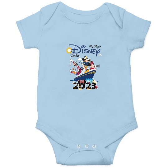 My First Disney Cruise 2023 Onesies, Captain Mickey Mouse And Friends Onesies