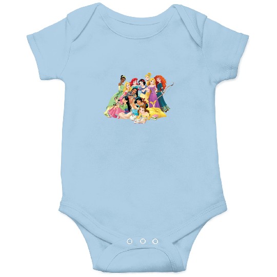 Discover Disney Princess Group Photo Onesies, Disney Princess Onesies, Girls' Disney Onesies