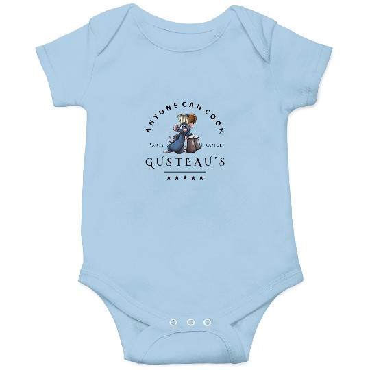 Ratatouille Onesies, Disney Remy Onesies, Disney Ratatouille Onesies, Anyone Can Cook Onesies