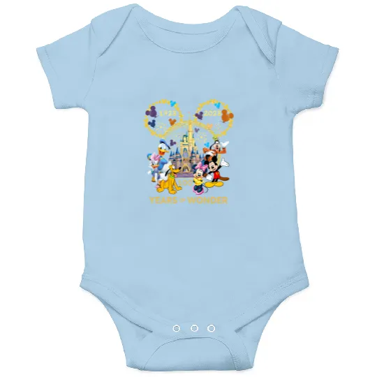 Disney 100 Years Anniversary Onesies