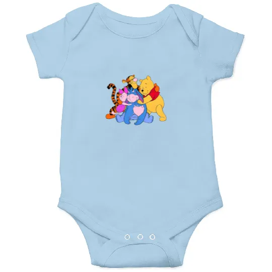 Disney Winnie The Pooh Friends Onesies, Winnie The Pooh Characters Jumper, Disney Winnie The Pooh Squad Goals Jumper, Friendship hoody (T172)