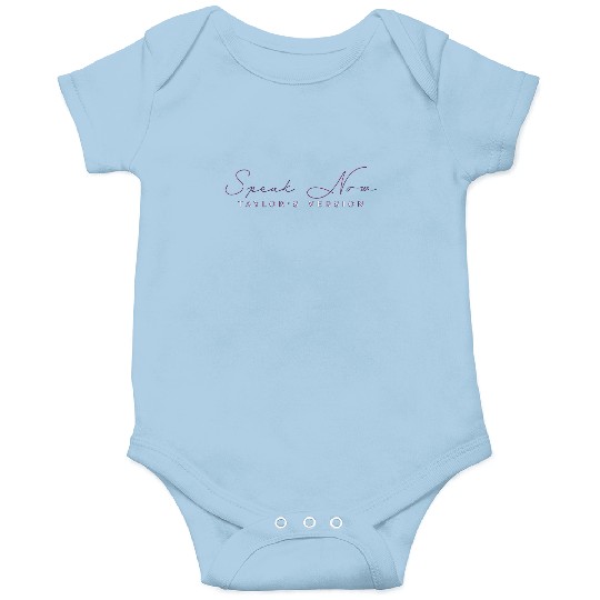 Embroidered Speak Now Taylo version Onesies, Eras Tour Onesies