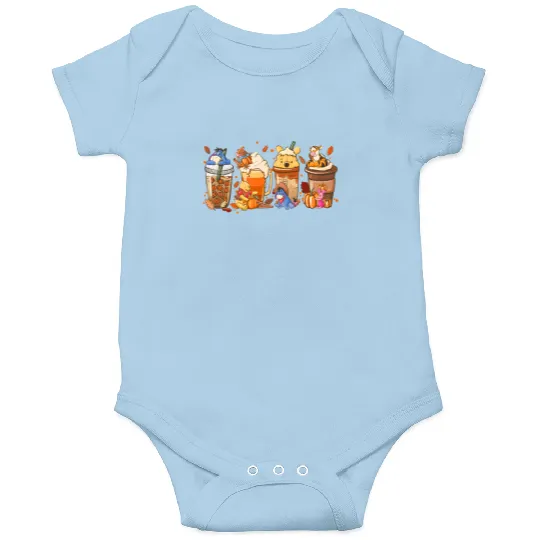Disney Winnie The Pooh Coffee Onesies, Fall Season Coffee Onesies