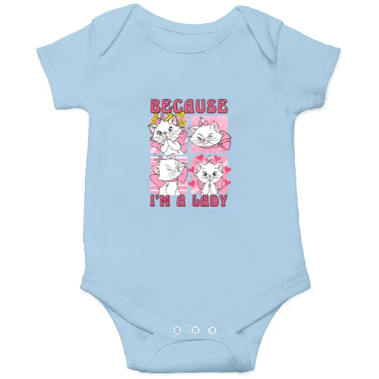 Disney The Aristocats Marie Cat Because I'm A Lady Onesies
