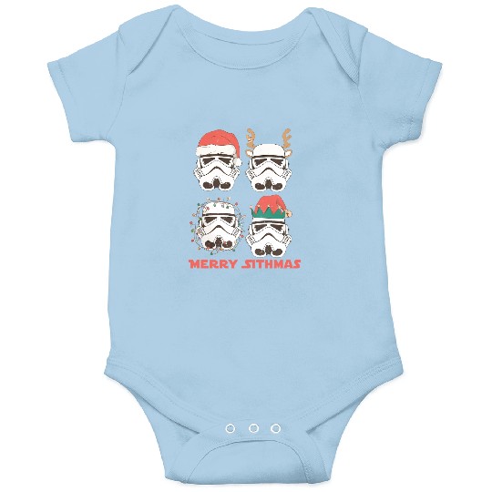 Retro Star Wars Merry Sithmas Onesies, Stormtrooper Christmas Onesies, Vintage Star Wars Christmas Onesies, Disney Star Wars Onesies