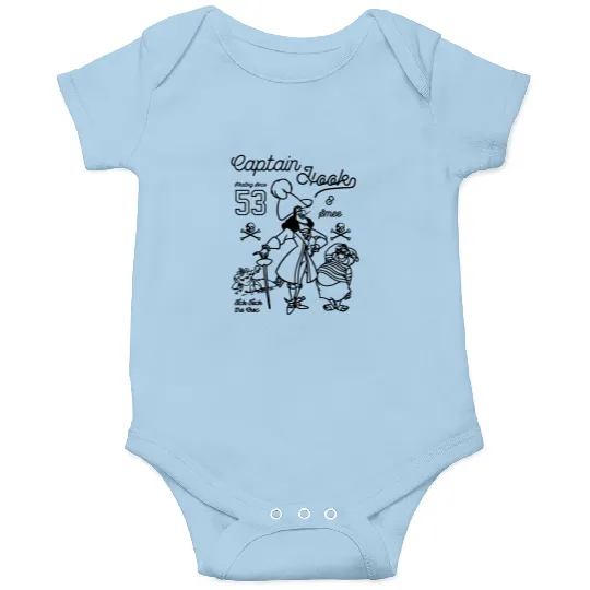 Disney Peter Pan Captain Hook And Mr. Smee Onesies