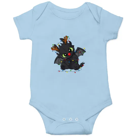 Disney Toothless Christmas Lights Onesies
