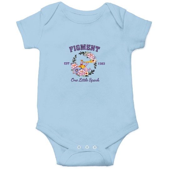 Disney Figment Onesies, Purple Dragon Onesies, Figment Est 1983 Onesies