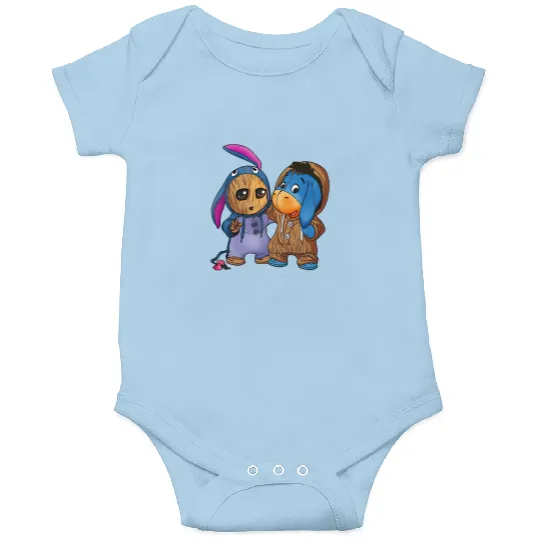Disney Eeyore and Baby Groot Cute Friends Onesies, Eeyore Unisex