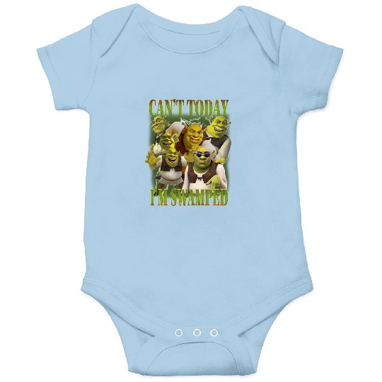 Can't Today I'm Swamped Onesies, Shrek Onesies, Disney Fiona Princess Onesies, Shrek and Fiona Onesies, Sassy Shrek Onesies, Funny Shrek  Onesies