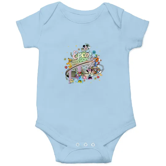 Disney Epcot Onesies, Vintage Epcot 1982 Onesies, Vintage Disney Onesies