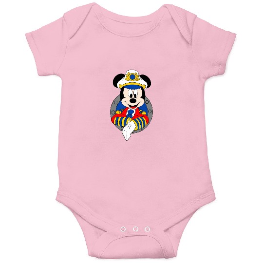 Mickey Mouse  Cruise Captain Onesies, Disney Cruise Trip Onesies