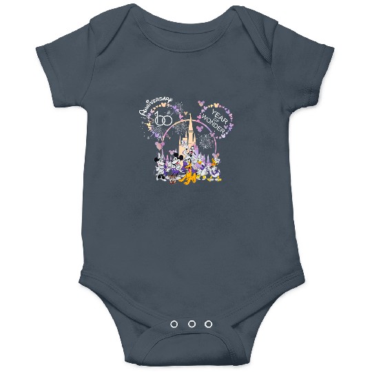 Disney 100 Years Of Wonder Onesies, Disney 100th Anniversary Onesies