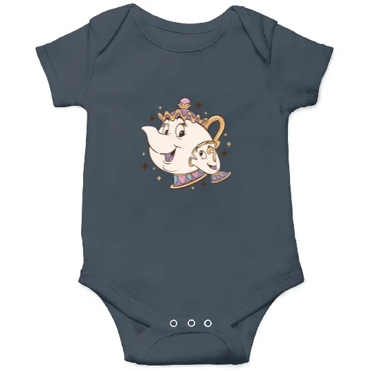 Disney Beauty and the Beast Chip And Mrs. Potts Onesies