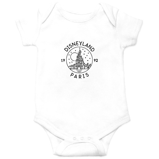 Disneyland Paris 1992 Vintage Onesies, Disneyland Vacation Onesies