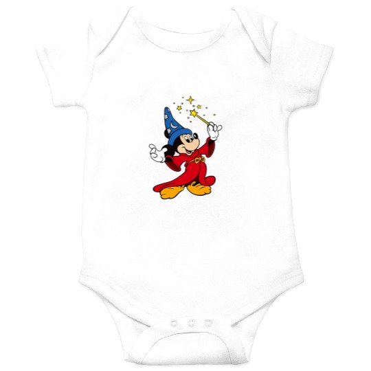 Disney Fantasia Sorcerer Mickey Mouse Magic Wizard  Onesies, Fantasmic Disney Onesies