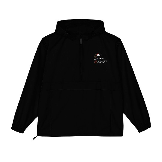 Nice Naughty Santa I Can Explain Christmas List Packable Anorak Jackets