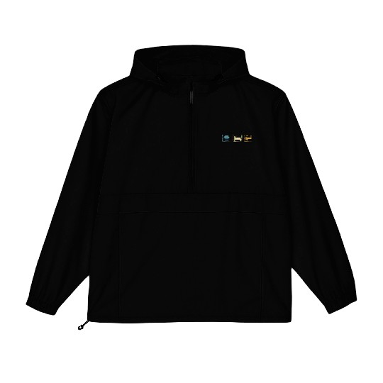 Retro Pinball Eat Sleep Pinball Packable Anorak Jackets