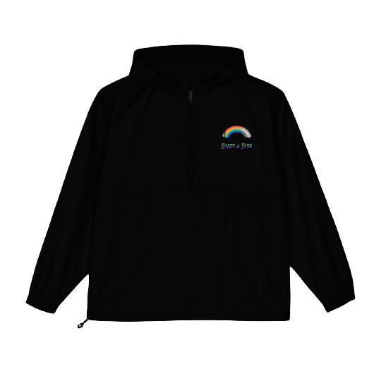 Heartstopper Rainbow Darcy and Tara LBGTQIA+ Packable Anorak Jackets