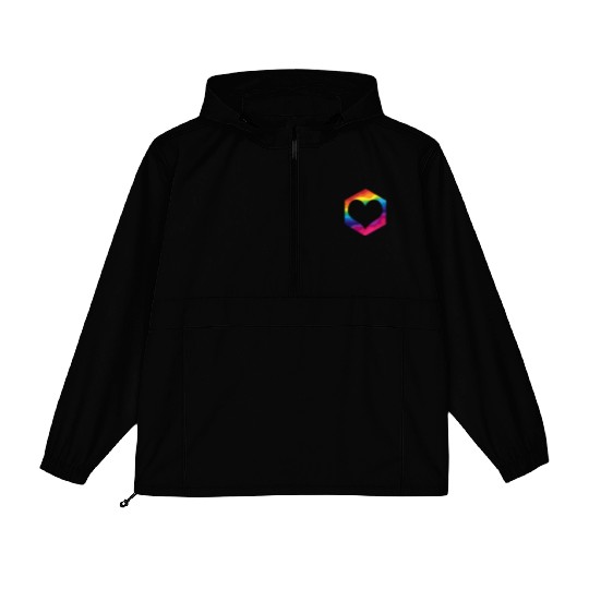 LGBT Gay Lesbian Pride Flag Equality Pride Month Packable Anorak Jackets
