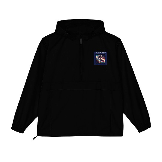 Robot Silver Surfer Packable Anorak Jackets